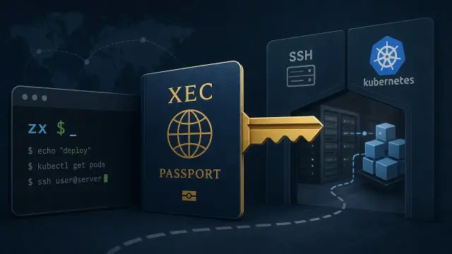Xec Gives zx's $ a Passport to SSH and Kubernetes