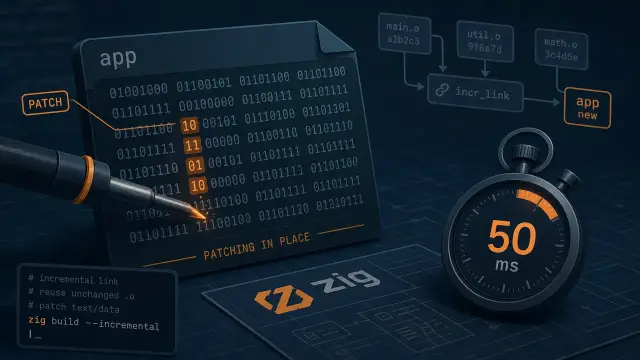 Zig's 50ms Rebuilds Rest on Patching Binaries in Place