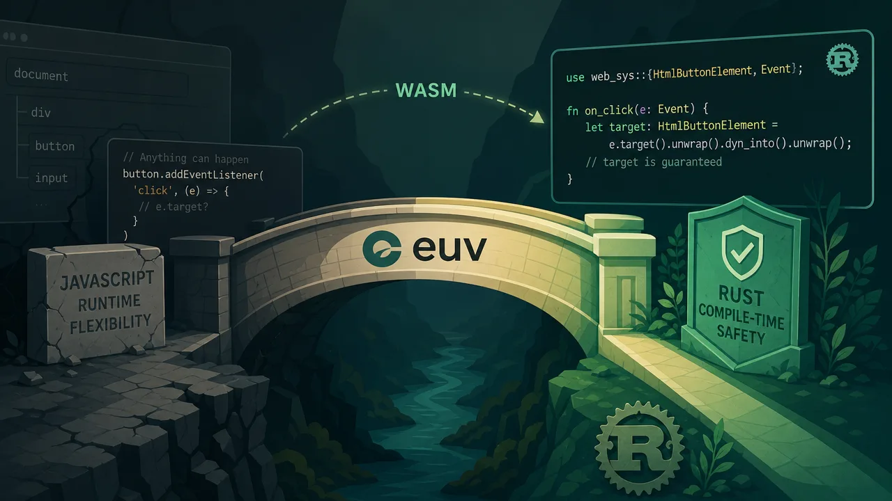 Type-Safe DOM Events: How the Rust-WASM Framework euv Bridges the Gap