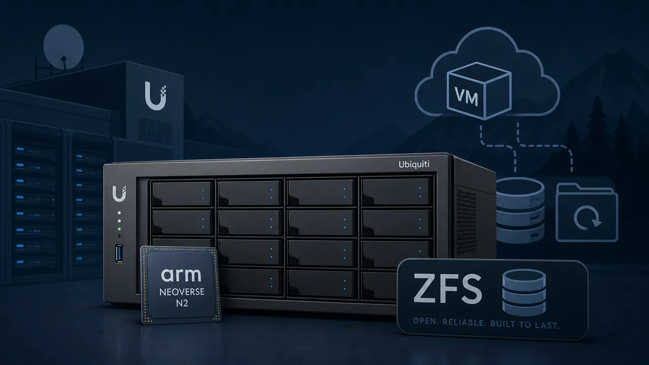 Ubiquiti Enters Enterprise Storage With ZFS-Powered NAS