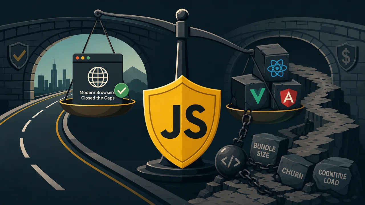 Vanilla JS Still Wins the Complexity Budget