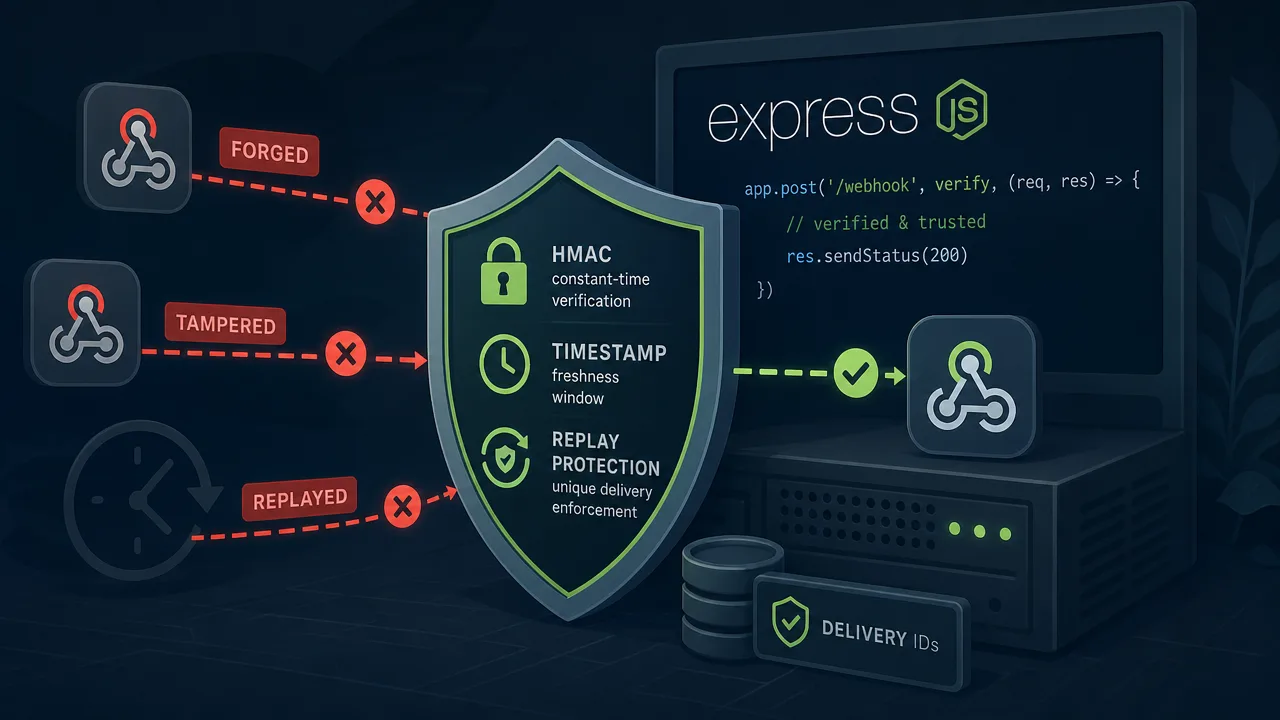 Verify Webhook Payloads: HMAC, Timestamps, and Replay Protection
