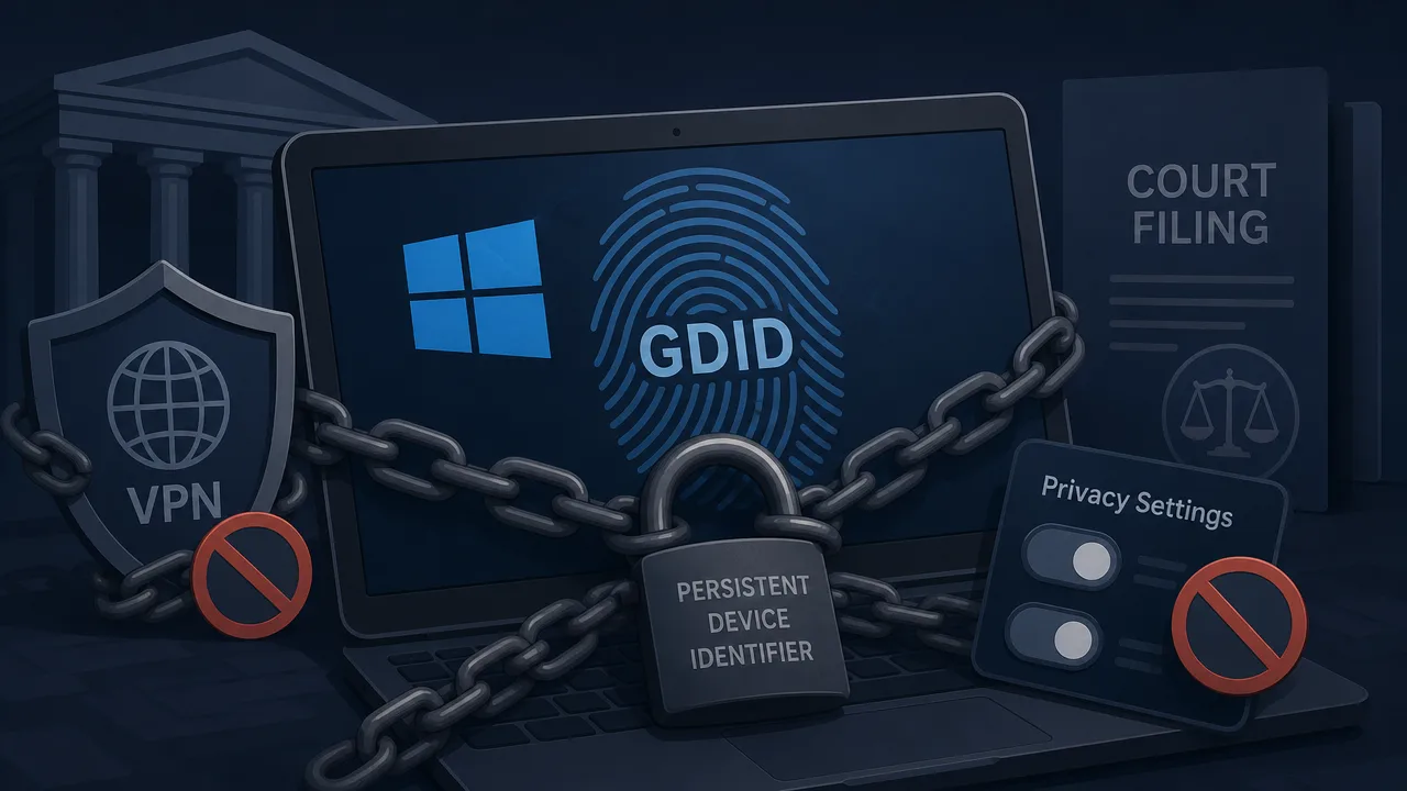 Windows GDID Is a Device ID With No Off Switch