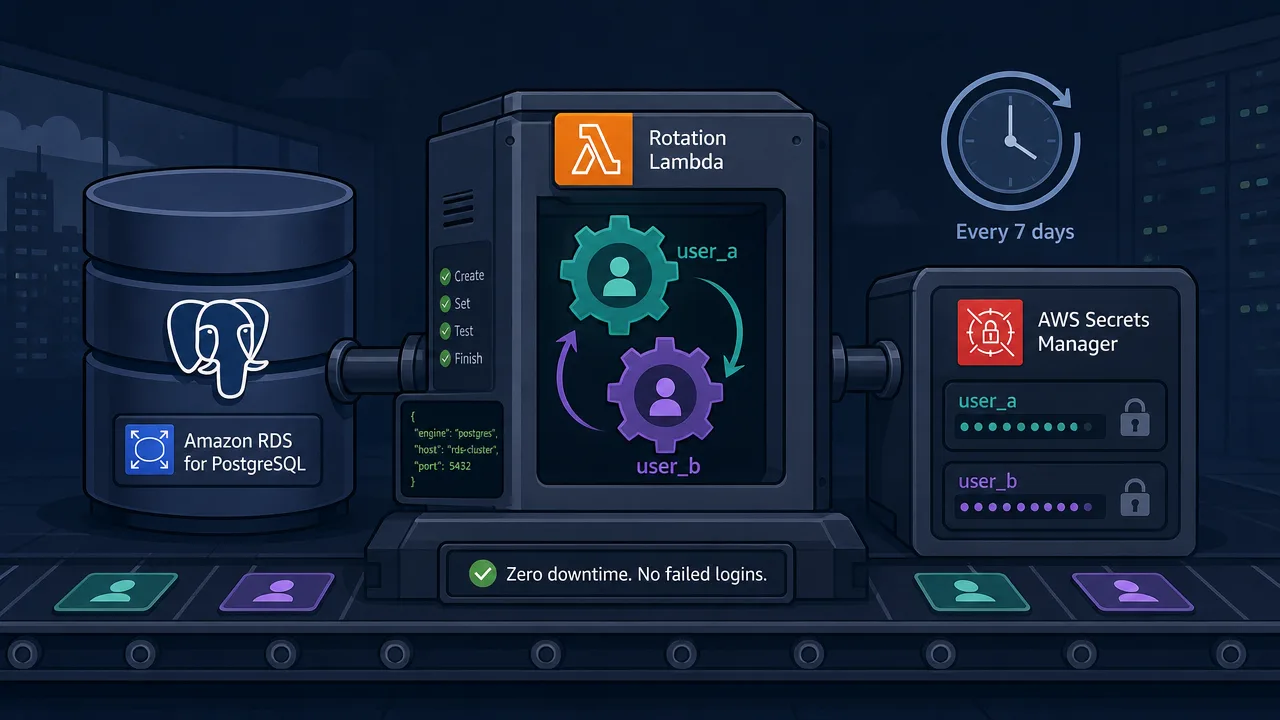 Zero-Downtime RDS Postgres Password Rotation with Secrets Manager